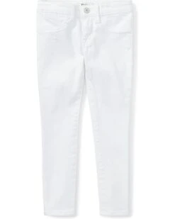 Polo Ralph Lauren Kids Aubrie Denim Leggings In White (Little Kids)