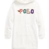Polo Ralph Lauren Kids Logo Fleece Hoodie Dress (Big Kids)