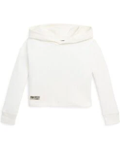 Polo Ralph Lauren Kids Waffle-Knit Boxy Hooded Tee (Toddler)
