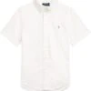 Polo Ralph Lauren Kids Cotton Oxford Short Sleeve Shirt (Big Kids)