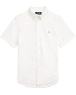 Polo Ralph Lauren Kids Cotton Oxford Short Sleeve Shirt (Big Kids)