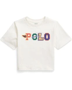 Polo Ralph Lauren Kids Logo Cotton Jersey Boxy Tee (Little Kids)