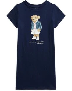 Polo Ralph Lauren Kids Polo Bear Cotton Jersey Tee Dress (Little Kids)