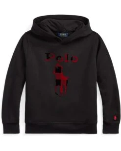 Polo Ralph Lauren Kids Buffalo Check Big Pony Fleece Hoodie (Big Kids)