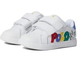 Polo Ralph Lauren Kids Heritage Court Graphic EZ (Toddler)