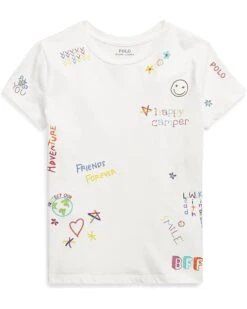 Polo Ralph Lauren Kids Cotton Jersey Graphic Tee (Big Kids)