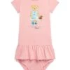 Polo Ralph Lauren Kids Polo Bear Jersey Tee Dress & Bloomer (Infant)