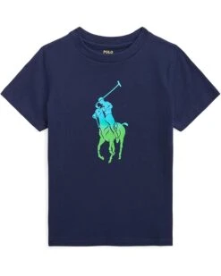 Polo Ralph Lauren Kids Ombré Big Pony Cotton Jersey Tee (Little Kids)