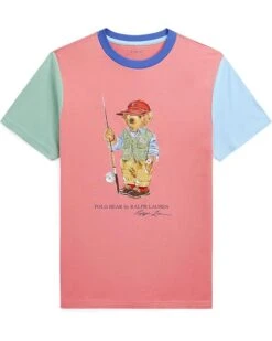 Polo Ralph Lauren Kids Polo Bear Color-Blocked Cotton Tee (Big Kids)