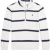Polo Ralph Lauren Kids Striped Cotton Interlock Pullover (Toddler)