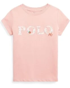 Polo Ralph Lauren Kids Floral-Logo Cotton Jersey Tee (Little Kids)