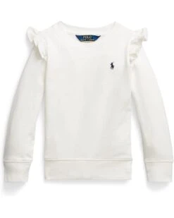 Polo Ralph Lauren Kids Ruffled Spa Terry Sweatshirt (Toddler)