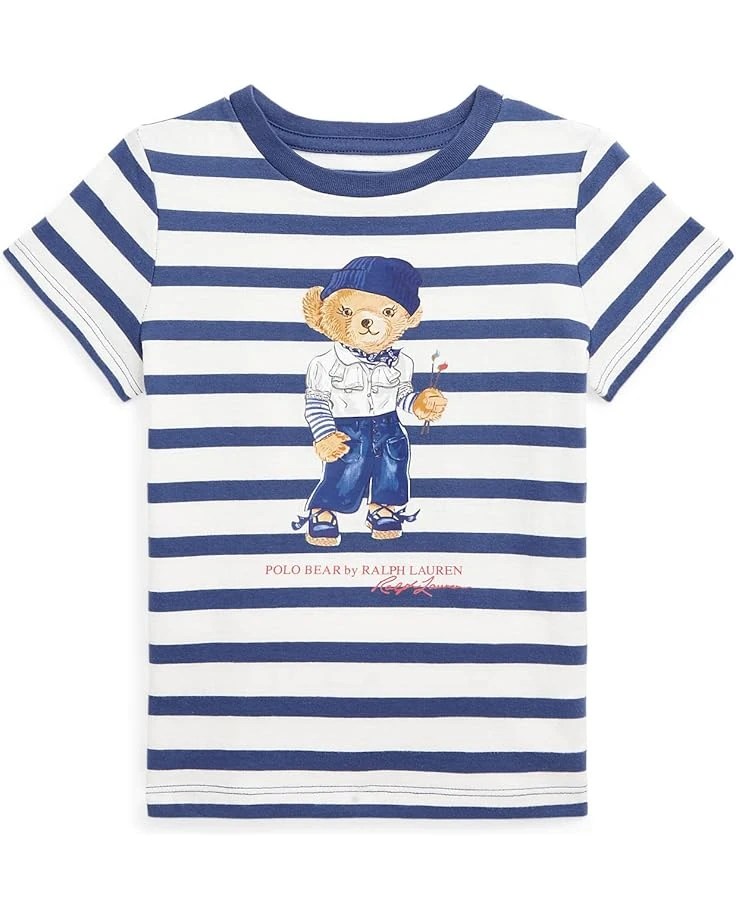 Polo Ralph Lauren Kids Polo Bear Striped Cotton Tee (Toddler) Polo Ralph Lauren Kids Polo Bear Striped Cotton Tee (Toddler) -Polo Ralph Lauren Kids 71 i9TUfaPL. AC SR736920