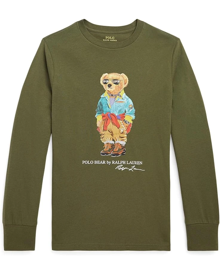 Polo Ralph Lauren Kids Polo Bear Cotton Long Sleeve Tee (Big Kids) Polo Ralph Lauren Kids Polo Bear Cotton Long Sleeve Tee (Big Kids) -Polo Ralph Lauren Kids 716iOTGRNZL. AC SR736920