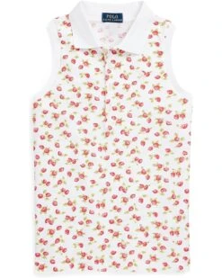 Polo Ralph Lauren Kids Strawberry Mesh Sleeveless Polo Shirt (Big Kids)