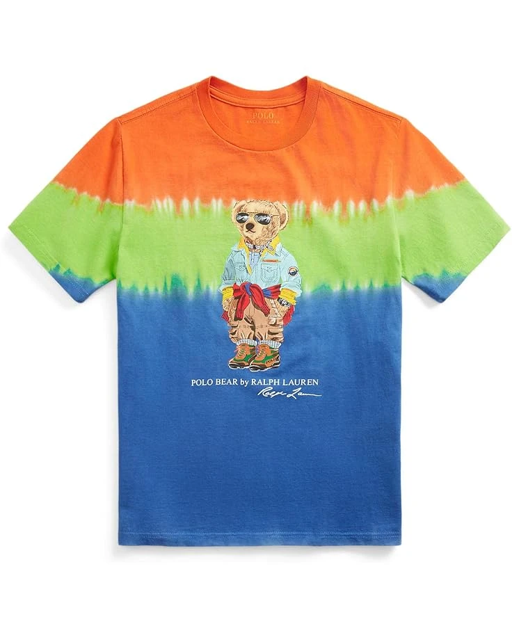 Polo Ralph Lauren Kids Polo Bear Tie-Dye Cotton Jersey Tee (Big Kids) Polo Ralph Lauren Kids Polo Bear Tie-Dye Cotton Jersey Tee (Big Kids) -Polo Ralph Lauren Kids 71KUa4 n ZL. AC SR736920