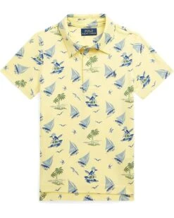 Polo Ralph Lauren Kids Polo Bear Cotton Jersey Polo Shirt (Toddler)