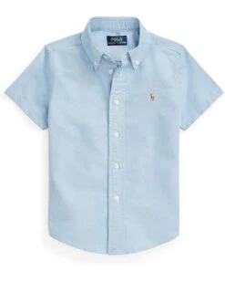 Polo Ralph Lauren Kids Cotton Oxford Short Sleeve Shirt (Little Kids)