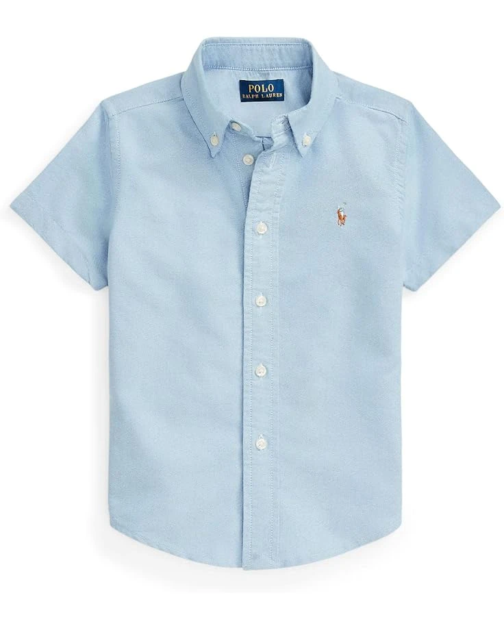 Polo Ralph Lauren Kids Cotton Oxford Short Sleeve Shirt (Little Kids) Polo Ralph Lauren Kids Cotton Oxford Short Sleeve Shirt (Little Kids) -Polo Ralph Lauren Kids 71XdIRLjWEL. AC SR736920