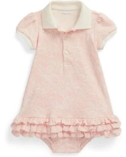 Polo Ralph Lauren Kids Paisley Cotton Interlock Polo Dress & Bloomer (Infant)