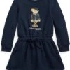 Polo Ralph Lauren Kids Polo Bear Fleece Dress (Toddler)