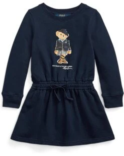 Polo Ralph Lauren Kids Polo Bear Fleece Dress (Toddler)