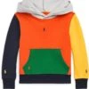 Polo Ralph Lauren Kids Color-Blocked Double-Knit Hoodie (Toddler)