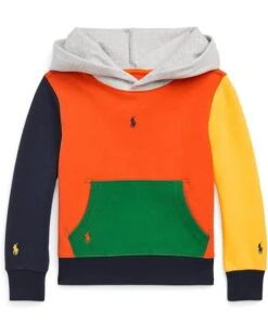 Polo Ralph Lauren Kids Color-Blocked Double-Knit Hoodie (Toddler)