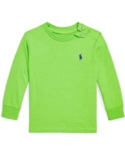 Polo Ralph Lauren Kids Cotton Jersey Long Sleeve Tee (Infant)
