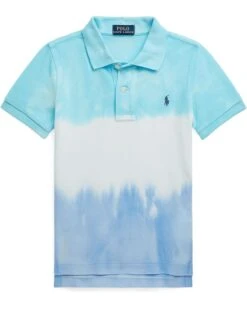 Polo Ralph Lauren Kids Tie-Dye Cotton Mesh Polo Shirt (Toddler)