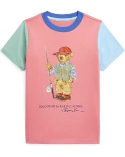 Polo Ralph Lauren Kids Polo Bear Color-Blocked Cotton Tee (Toddler)