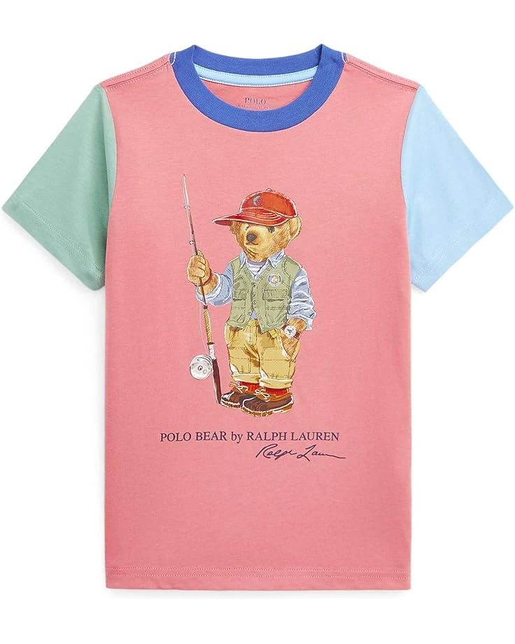 Polo Ralph Lauren Kids Polo Bear Color-Blocked Cotton Tee (Little Kids) Polo Ralph Lauren Kids Polo Bear Color-Blocked Cotton Tee (Little Kids) -Polo Ralph Lauren Kids 71ylUSg8R9L. AC SR736920