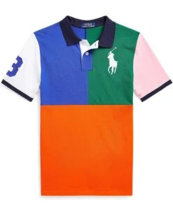 Polo Ralph Lauren Kids Big Pony Cotton Mesh Polo Shirt (Big Kids)
