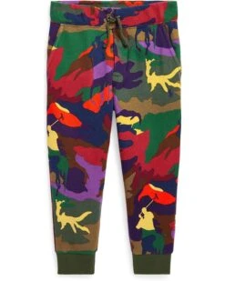 Polo Ralph Lauren Kids Polo Pony Camo Fleece Jogger Pants (Little Kids)