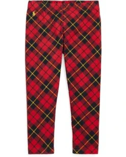 Polo Ralph Lauren Kids Plaid Organic Cotton-Blend Leggings (Toddler)