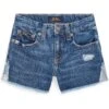 Polo Ralph Lauren Kids Patchwork Cotton Denim Shorts (Toddler)