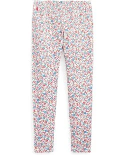 Polo Ralph Lauren Kids Floral Stretch Jersey Leggings (Big Kids)