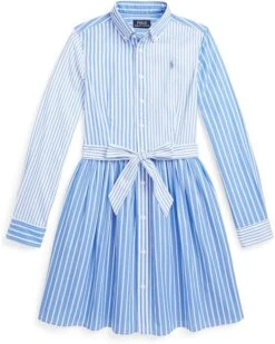 Polo Ralph Lauren Kids Cotton Poplin Fun Shirtdress (Big Kids)