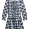 Polo Ralph Lauren Kids Plaid Stretch Poplin Shirtdress (Toddler)