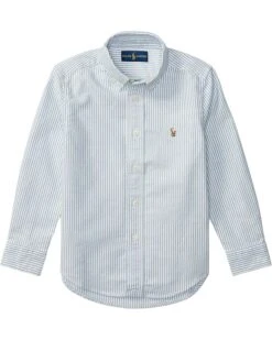 Polo Ralph Lauren Kids Striped Cotton Oxford Shirt (Little Kids)