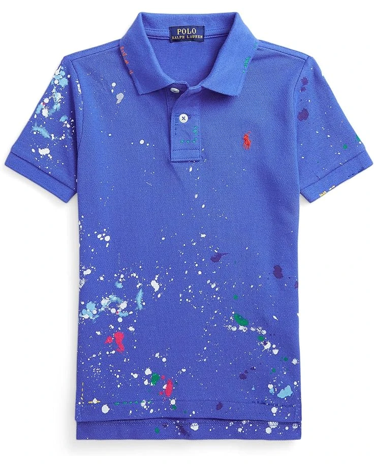 Polo Ralph Lauren Kids Paint-Splatter Cotton Mesh Polo Shirt (Toddler) Polo Ralph Lauren Kids Paint-Splatter Cotton Mesh Polo Shirt (Toddler) -Polo Ralph Lauren Kids 81tptMpWsiL. AC SR736920 1
