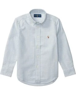 Polo Ralph Lauren Kids Striped Cotton Oxford Shirt (Toddler)