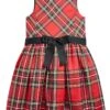 Polo Ralph Lauren Kids Plaid Fit-and-Flare Dress (Toddler)