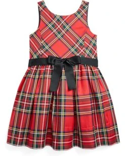 Polo Ralph Lauren Kids Plaid Fit-and-Flare Dress (Little Kids)