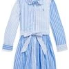 Polo Ralph Lauren Kids Cotton Poplin Fun Shirtdress (Little Kids)