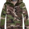 Polo Ralph Lauren Kids Camo Fleece Full Zip Hoodie (Big Kids)
