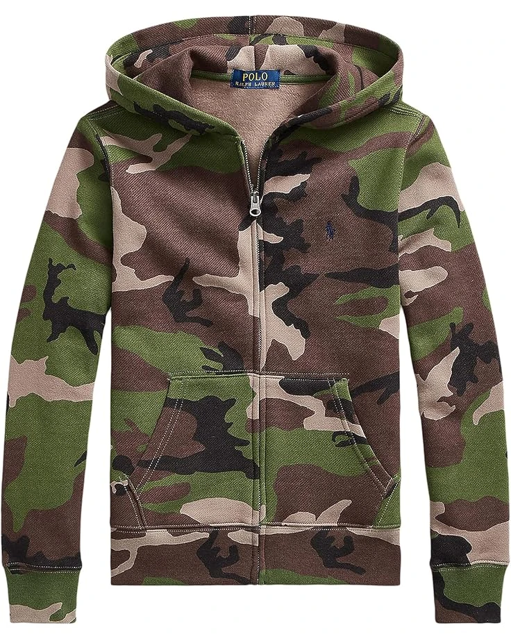 Polo Ralph Lauren Kids Camo Fleece Full Zip Hoodie (Big Kids) Polo Ralph Lauren Kids Camo Fleece Full Zip Hoodie (Big Kids) -Polo Ralph Lauren Kids 91F2tBRBpPL. AC SR736920