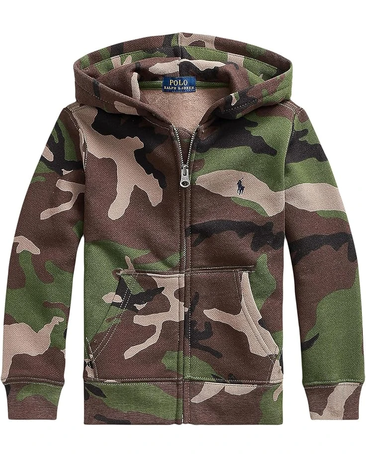 Polo Ralph Lauren Kids Camo Fleece Full Zip Hoodie (Little Kids) Polo Ralph Lauren Kids Camo Fleece Full Zip Hoodie (Little Kids) -Polo Ralph Lauren Kids 91G0lj99DUL. AC SR736920